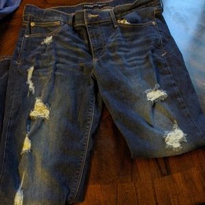 Express distressed jeans